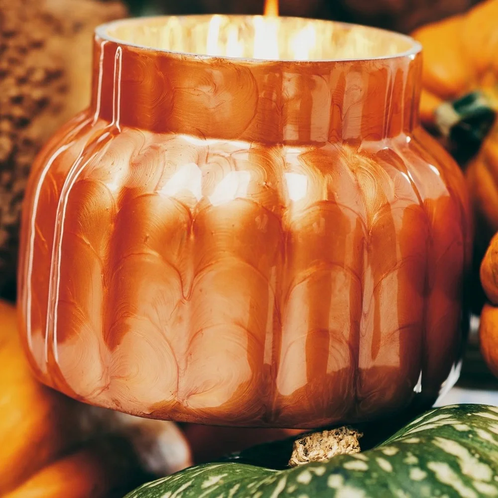 NEW NWT Anthropologie Capri Pumpkin Clove candle 19 oz